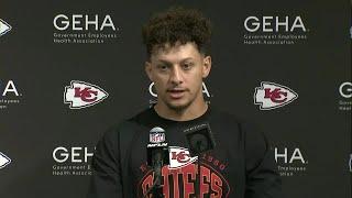 Patrick Mahomes discusses defense's goal line stand against Raiders