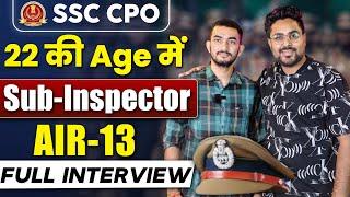 SSC CPO Topper All India Rank- 13 Naman Mudgal | Strategy SSC CPO Exam | Gagan Pratap Sir #ssc #cpo