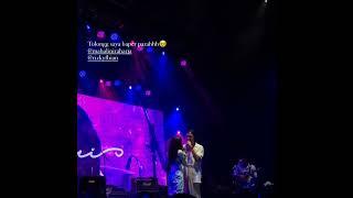 A Iky cium MAHALINI dikonser terbaru  #mahalini #rizkyfebian #mahaliniraharja #shorts