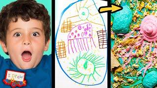 Can These Chefs Turn This Sea Monster Drawing Into Sweet Desserts? • Tasty