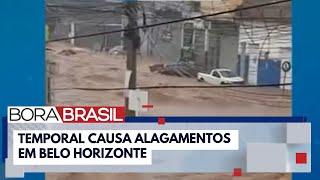 Temporal deixa alagamentos em Belo Horizonte | Bora Brasil