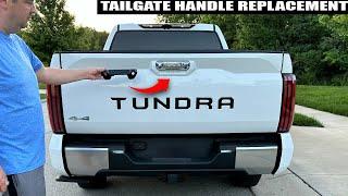 2022+ Toyota Tundra Tailgate Handle Swap - Step by Step How To