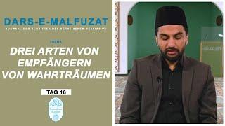 Dars-e-Malfuzat | Drei Arten von Empfängern von Wahrträumen