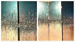 DIY ROOM DIVIDER WALL |  DIY GLAM ROOM DIVIDER USING DOLLAR TREE TRAY'S | DIY GLAM ROOM DECOR