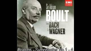 Brahms - Symphonies No.1-4, Sir Adrian Boult, LPO,LSO