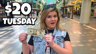 I Put $20 into 10 Slots on Fremont St. in Las Vegas.. Here's What Happened!