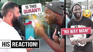  "IS THIS THE QURAN!?" ️ AMAZING REACTION #otmfdawah
