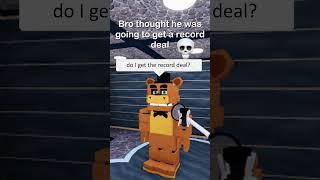 FNAF RECORD DEAL FAIL MOMENT #coems #roblox #fivenightsatfreddys #fnaf #animations #fnaf