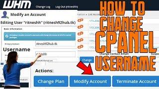 How to Change cPanel Username in WHM [STEP by STEP]️