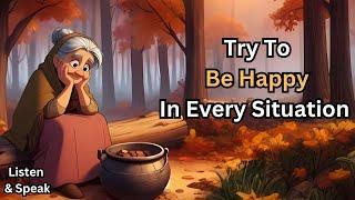 Be happy |learn english through story |improve English speaking skills everyday |learn English