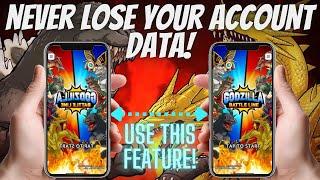 HOW TO USE ACCOUNT LINKING FEATURE! NEVER LOSE YOUR GODZILLA BATTLE LINE ACCOUNT EVER AGAIN!