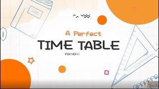 How to Make a Perfect Time Table for Homeschool By TEL Gurus