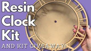 How To Make a Resin Clock - NEW MDF BLANKS #323 #just4youonlineuk