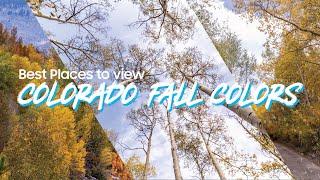 Best Places to see Fall Foliage in Colorado | Kenosha Pass | Boreas Pass | Dillon Reservoir