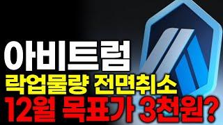 아비트럼 [ARB] 락업 해제 취소?! 실시간 전망과 세력들의 12월 목표가는? #아비트럼 #비트코인 #시바이누코인 #도지코인