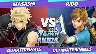 TAMISUMA 205 Quarterfinals - Masashi (Cloud, Lucina) Vs. Rido (Link) Smash Ultimate SSBU