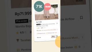 Trending Tiktok Baju Lebaran 2023 | Link Belanja di Deskripsi #shorts