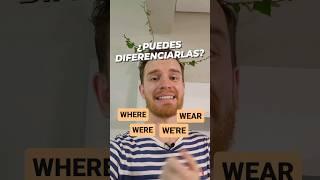 ¿Puedes diferenciar entre WHERE, WEAR, WERE y WE'RE? | Profe Kyle #pronunciacion