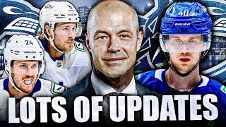LOTS OF CANUCKS NEWS: ALLVIN'S PLAN FOR ELIAS PETTERSSON REVEALED + PIUS SUTER $5 MILLION?