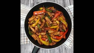 طريقة عمل فاهيتا الدجاج | Chiken Fajita recipe