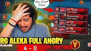 Angry Youtuber  ALEXA Abused His Teammates  After Loosing 4-0  Epic Recation @alexalive92461