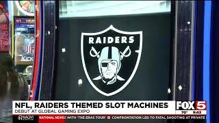 NFL-themed slot machines debut at Global Gaming Expo in Las Vegas