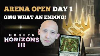 OMG WHAT AN ENDING! | Arena Open Day 1 | Modern Horizons 3 Sealed | MTG Arena