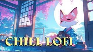 Cherry BlossomChilLoFox ⟦ Night Lofi Hip Hop ⟧ Chill Music ~ Lofi Beats To Study/Relax To