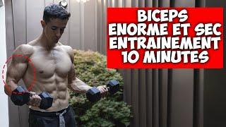 BICEPS ENORME ENTRAINEMENT MAISON 10 MINUTES !