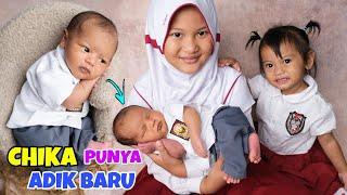 CHIKA PUNYA ADIK BARU | FOTOSHOOT BABY NEWBORN ADIKNYA CHIKA | CHIKAKU CHANNEL