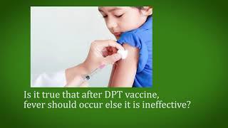 Fever should occur after DPT vaccine |DPT Vaccination |Paediatrician in Bangalore -Manipal Hospitals