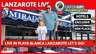 LIVE CATCHUP IN PLAYA BLANCA LANZAROTE | Hotels In Lanzarote & New Lanzarote Restaurants