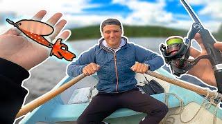 FISHING PERCH IN ROWING BOAT WITH ABU REFLEX SPINNER | Team Galant