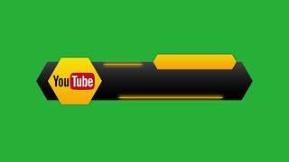 new 2023 best Free YouTube logo Green Screen for Subscribe
