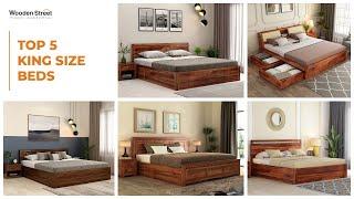 Top 5 King Size Bed | Ultimate Comfort & Style | Wooden Street