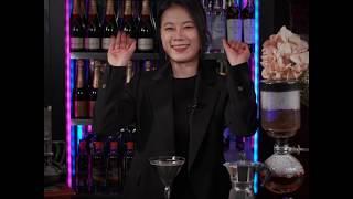 풍미 작렬 은희's 에스프레소 마티니Cocktail Making Espresso Martini 제이앤제이슨 Watching Music Lounge - Jay & Jason