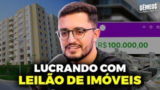 COMO FAZER 100 MIL EM 3 MESES COM LEILÃO DE IMÓVEIS | LEILÃO COM VICTOR | Gêmeos Podcast #68