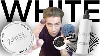 Тест на себе WHITE COSMETICS HAIR POMADE и WHITE Спрей для укладки волос/ Объем термозащита фиксация