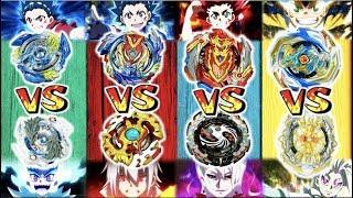 ALL BEYBLADE PROTAGONISTS vs ALL BEYBLADE ANTAGONISTS