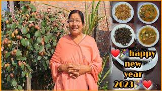 Happy new year 2023 to all  || Manipuri home cooking || NORTHEAST Indian food