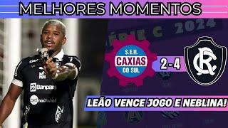 JOGO MAIS MALUCO DA SÉRIE C! Caxias 2 x 4 Remo I Gols e Melhores Momentos I SÉRIE C 2024