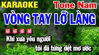 Vòng Tay Lỡ Làng Karaoke Nhạc Sống Tone Nam (BeatHay) Huỳnh Lê