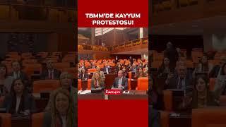 TBMM'de kayyum protestosu: Kayyum gidecek, halk kalacak!