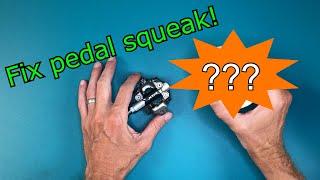 SPD pedal squeaking? Quick & cheap fix!!