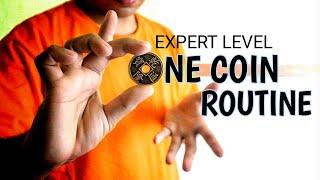 EXPERT LEVEL One Coin Routine TUTORIAL ( LEARN IT NOW FOR FREE!!!!! ) / WHITEVERSE CHANNEL