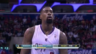 DeAndre Jordan airballs another free throw - T-Wolves @ Clippers - 2013.11.11