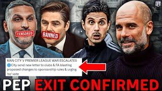 Guardiola's SHOCKING EXIT DecisionMan CIty THREATEN Arsenal, Liverpool & United