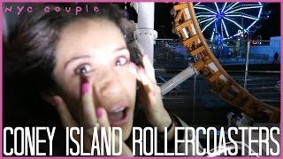 Coney Island Rollercoasters (The NYC Couple)