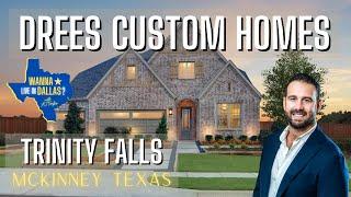 TRINITY FALLS HOME TOUR 2023 | DREES CUSTOM HOMES | MCKINNEY TEXAS REAL ESTATE | NORTH DALLAS SUBURB