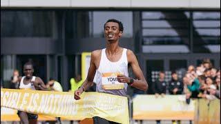 adidas Road to Records | HIGHLIGHTS AND SUMMARY. Kejelcha 12:53 for 5k, Kandie 26:50 for 10k.